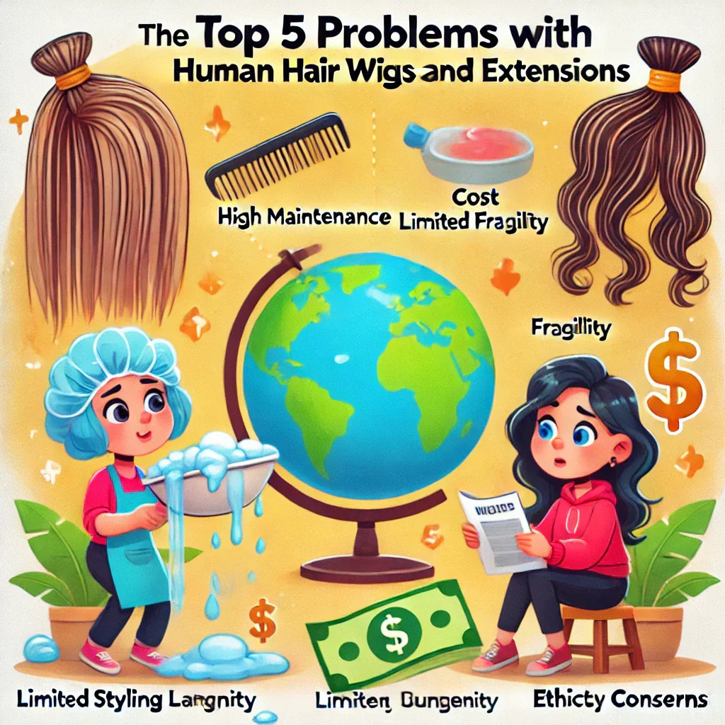 Top 5 Problems with Human Hair Wigs and Extensions: What You Need to Know