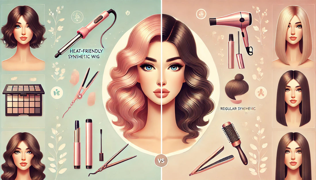 Heat-Friendly Synthetic Wigs vs Regular Synthetic Wigs