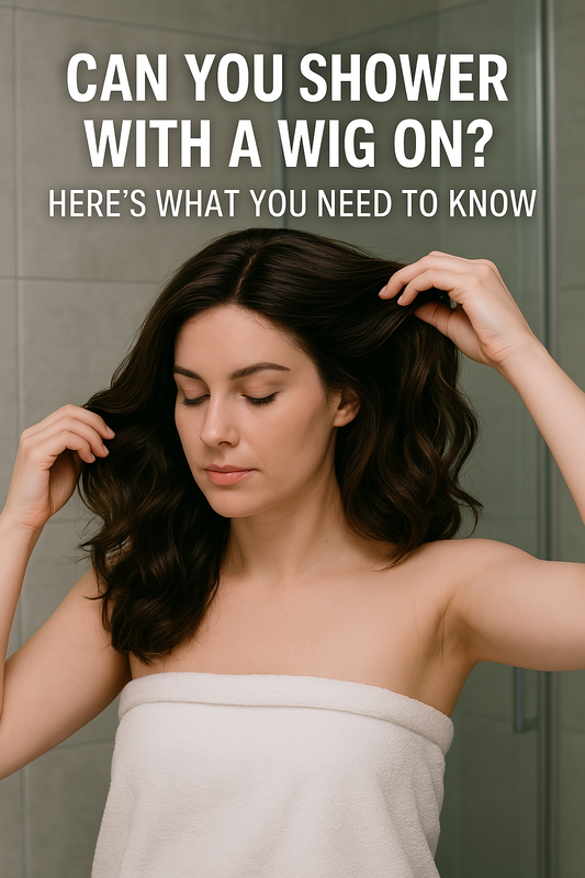Can you shower with a wig on?