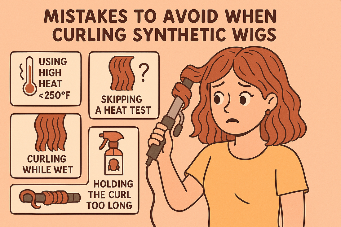 Mistakes to Avoid When Curling Synthetic Wigs (And How to Do It Right)